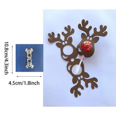 Christmas Reindeer Metal Cutting Die Scrapbooking Paper Craft Punch Art Cutter