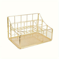 Vintage Iron Office Supplies Storage Box File Storage Rack Desktop Stationery
