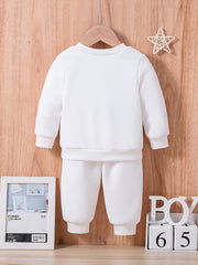 Baby Bros Casual Outfit Long Sleeve Sweatshirt Trousers Set