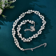 Boho Beaded Bridal Sash Wedding Dress Waist Accessory for Women