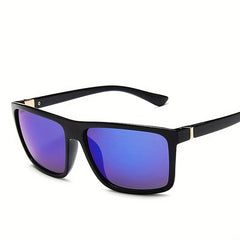 Square Frame Sunglasses Mod Metal Decor Glasses UV400