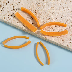 4 Pairs Orange Lash Lift Pads Eyelash Perm Rods Lash Lifting Silicone