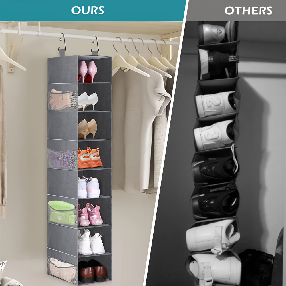 Foldable Hanging Shoe Bag Dust proof Storage Rack