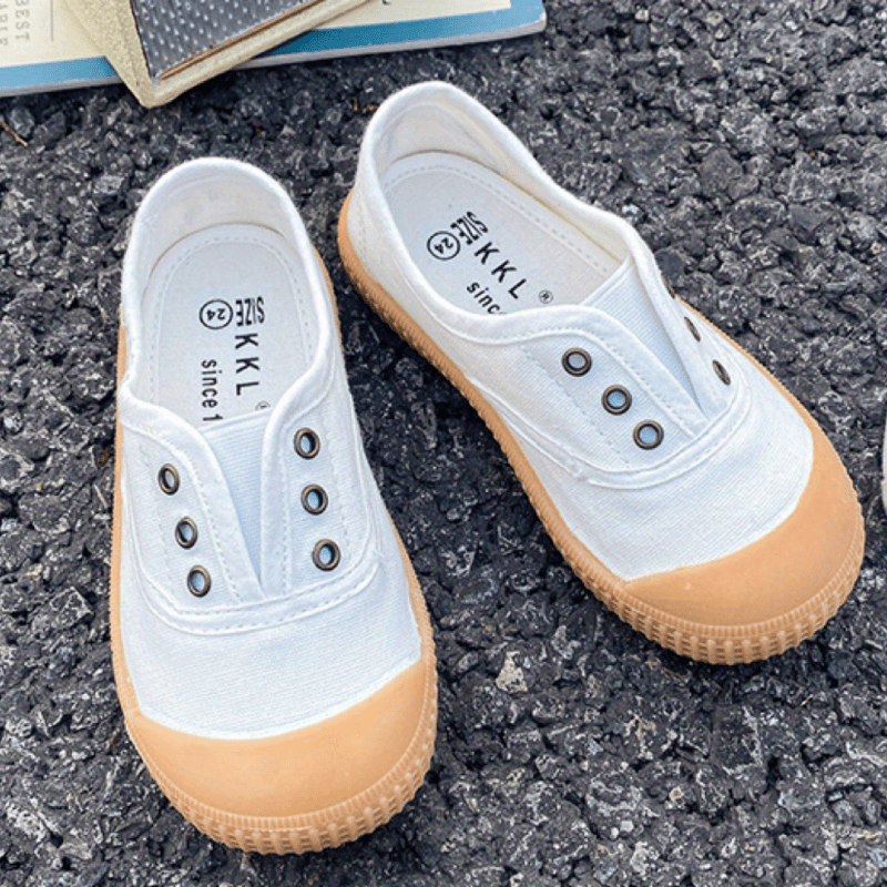 Girls Canvas Casual Skate Shoes Walking Sneakers