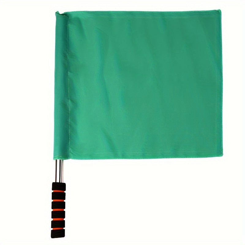 1pc Football Referee Flag Railway Signal Flag Track And Field Referee Sport Tool