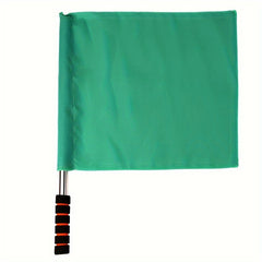 1pc Football Referee Flag Railway Signal Flag Track And Field Referee Sport Tool