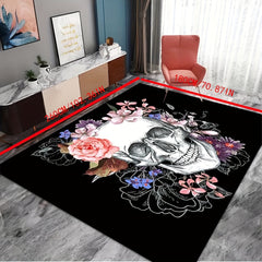 Modern Crystal Velvet Rug Soft and Comfortable Non Slip Sofa Floor Mat