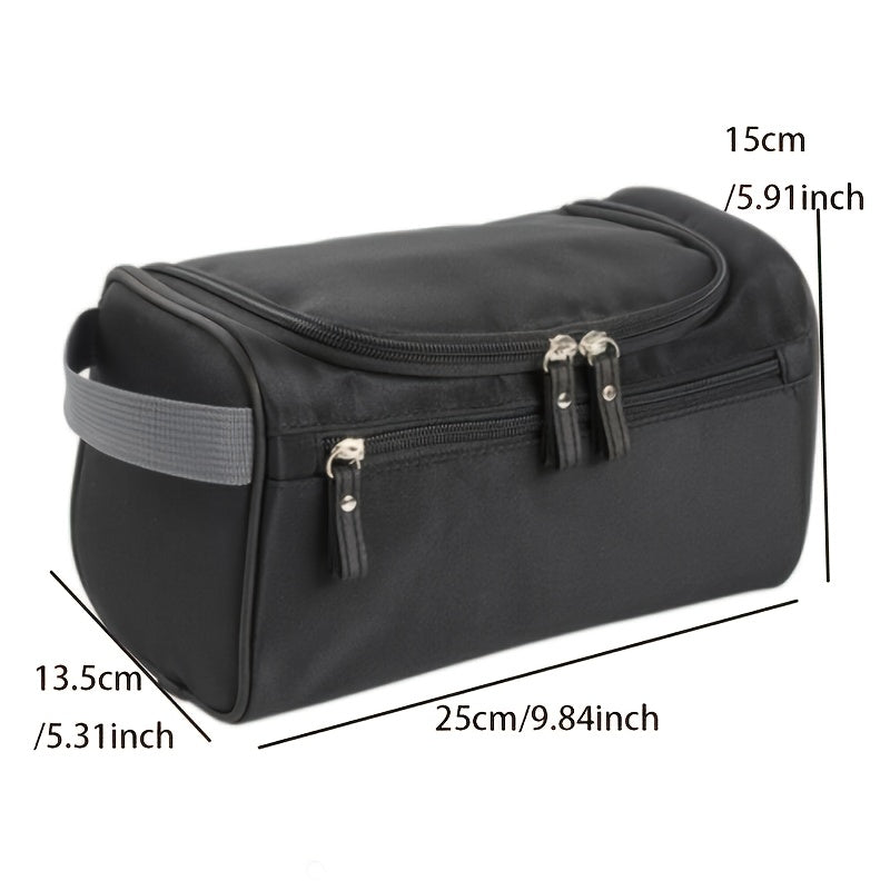 Waterproof Cosmetic Bag Travel Organizer for Toiletries Mill Sand Oxford Case