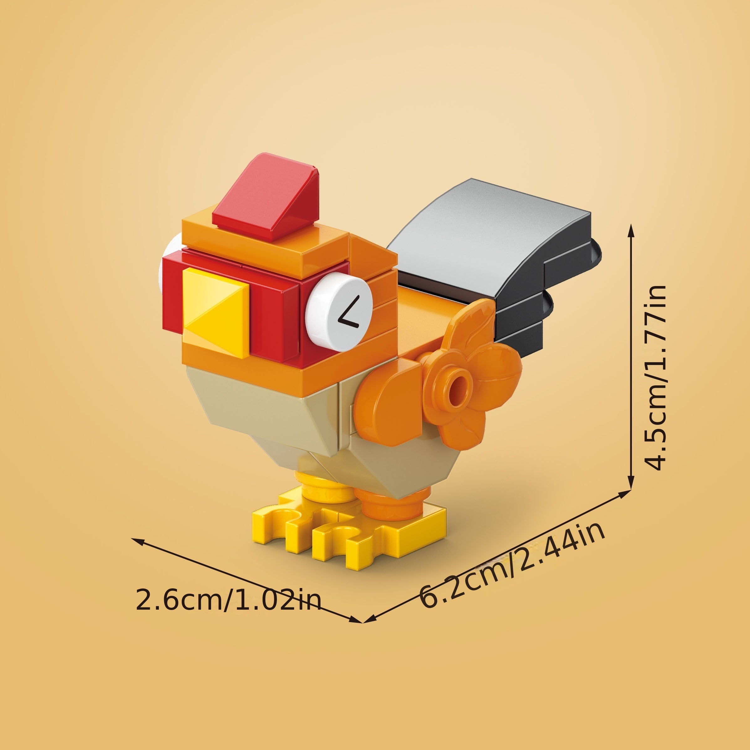 Farm Animals Building Blocks Set Educational Toy Gift