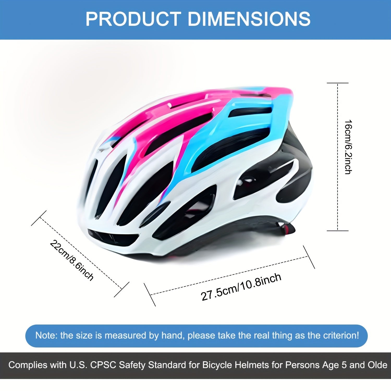Adult Mountain Bike Helmet PC EPS Integrated Molding Vent Regulator