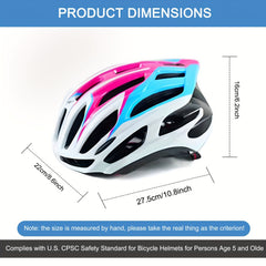 Adult Mountain Bike Helmet PC EPS Integrated Molding Vent Regulator