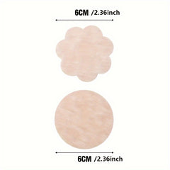 100pcs Disposable Breast Patch Anti-protruding Invisible Wedding Dress