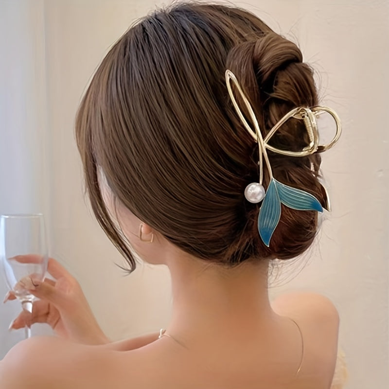 Whale Tail Claw Clips Hair Accessory for Women