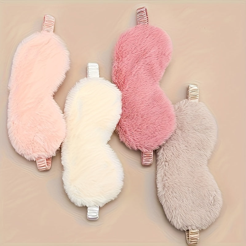 Comfortable Breathable Plush Eye Mask for Sleep & Nap