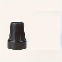 2pcs Cane Foot Pad Non-slip Leather Cover for Mountaineering Stick