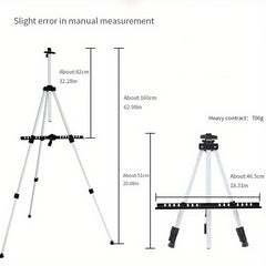 Aluminum Alloy Easel Artist Easel Folding Portable Painting Easel