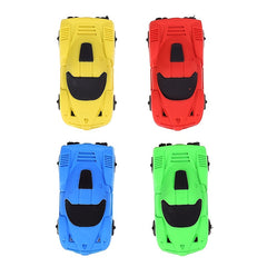 6pc Racing Car Erasers Mini Sports Car Shaped Pencil Erasers School Supplies