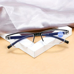 Light Blocking Half-Frame Presbyopia Glasses for Men and Women