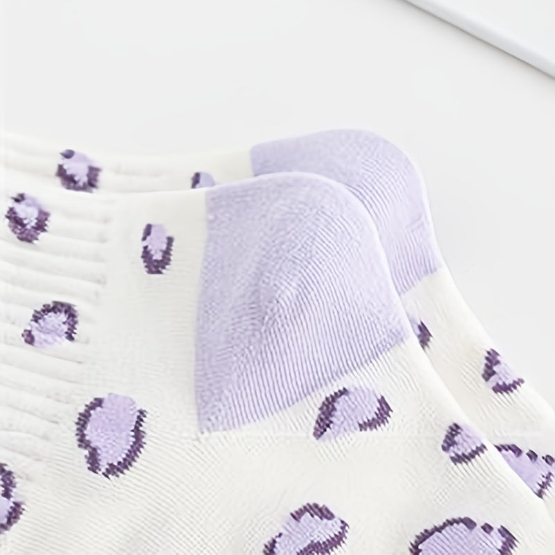 5pairs Girls Kids Rabbit Bear Socks Breathable Comfy Socks