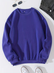 Casual Loose Long Sleeve Sweatshirt Women's Pullover