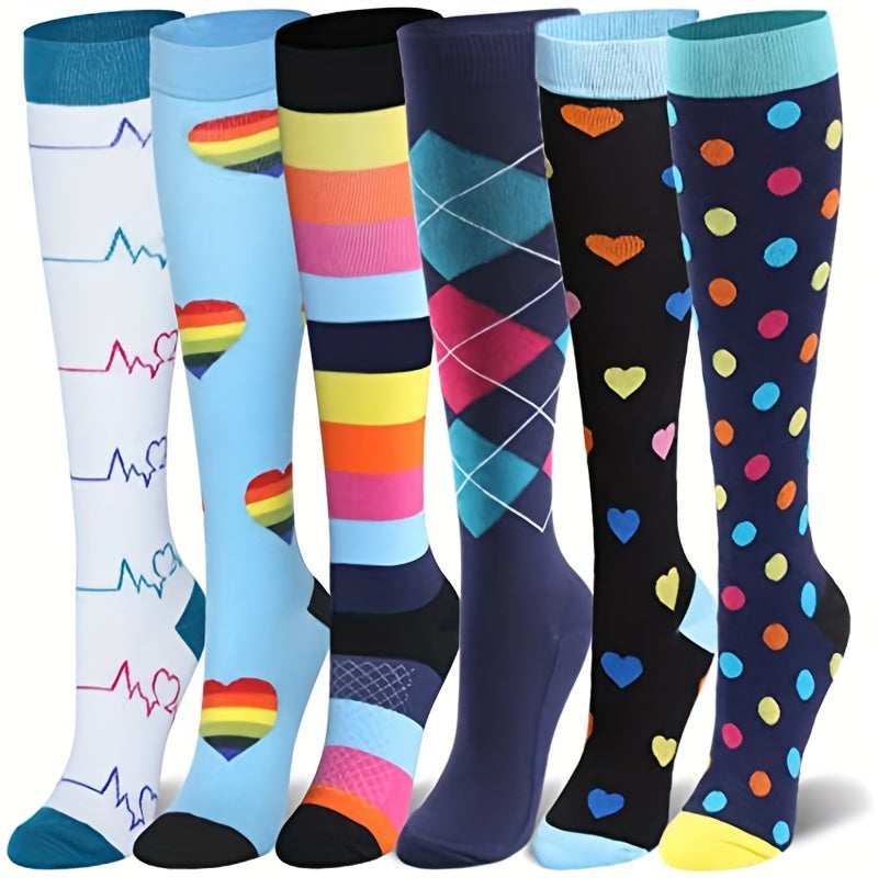 High Performance Compression Socks for Men - Ideal for Running Cycling Hiking