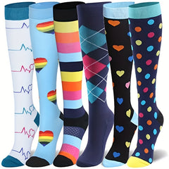 High Performance Compression Socks for Men - Ideal for Running Cycling Hiking