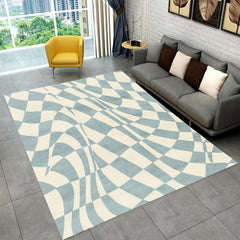 Large Geometric Area Rugs Soft Carpet for Living Rooms - Washable & Anti Slip