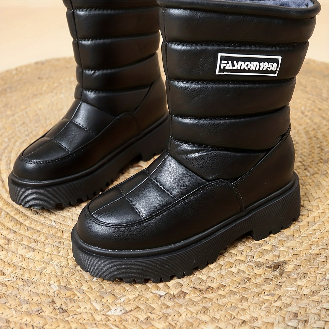 Women's Winter Boots Faux Fur Waterproof Snow Boots