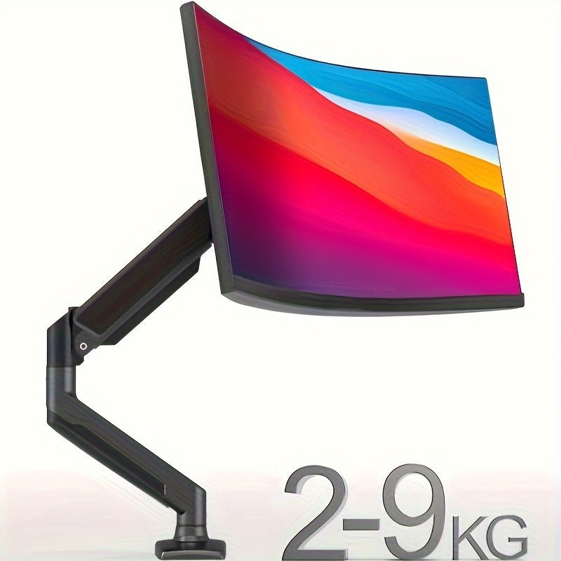 Gas Spring Monitor Arm Single Monitor Mount 13-28 cm Adjustable Stand