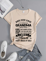 Casual Round Neck T Shirt Short Sleeves Sports Running Tops