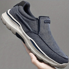 Men's Canvas Slip on Loafers Casual Walking Shoes Comfortable And Breathable