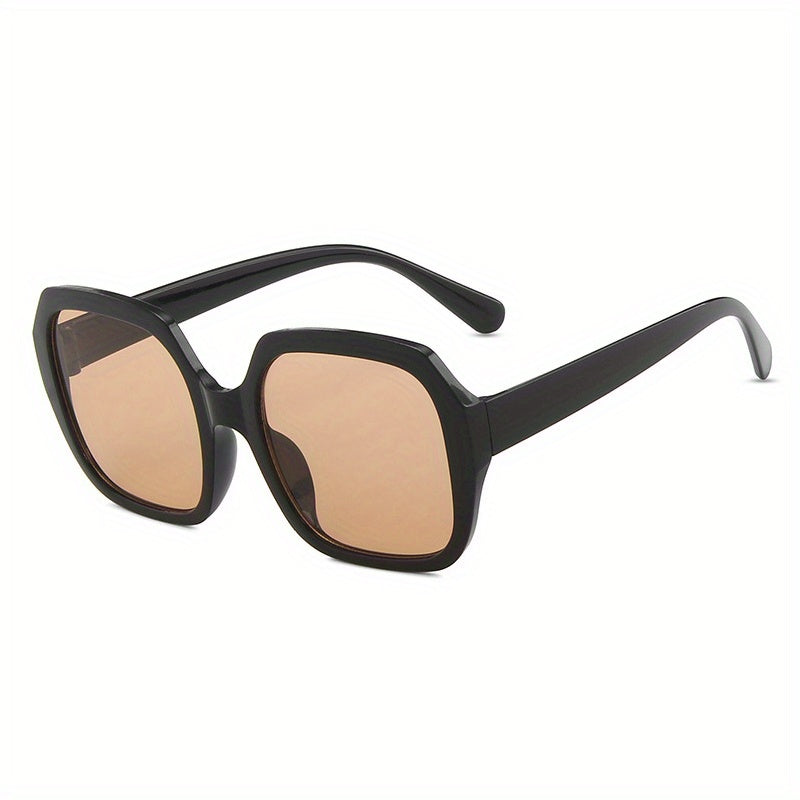 Large Square Sunglasses UV400 Jelly Shades for Beach Travel