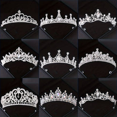 Girls Crown Headband Hair Accessories for Birthday Party Gift