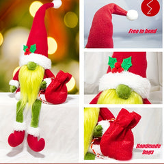 Green Haired Monster Old Man Doll Christmas Decoration