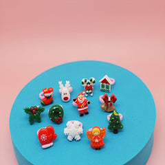 24 Pieces Girl Jewelry Ring Adjustable Christmas Kids Play Rings
