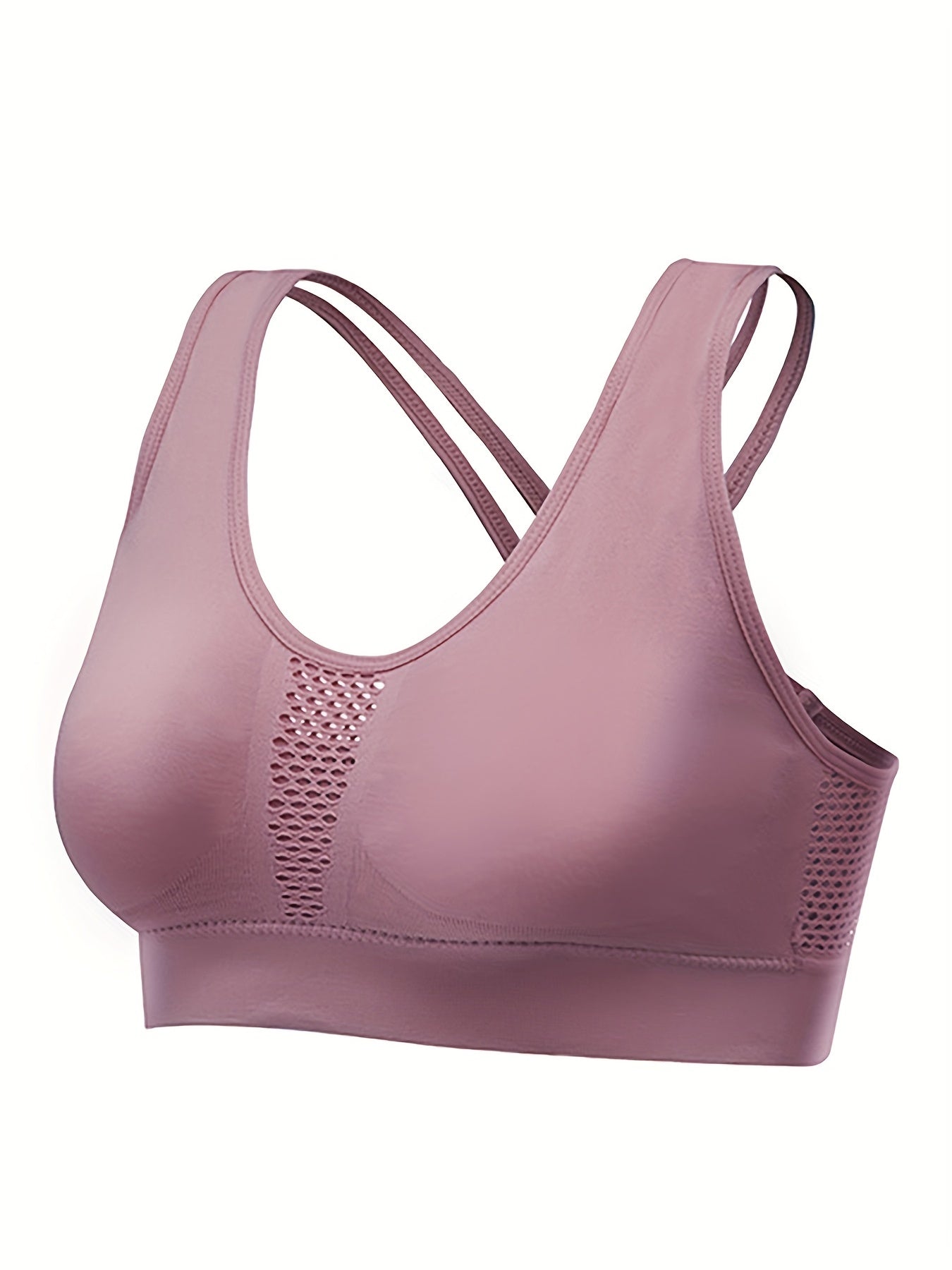 Criss Cross Sports Bra Breathable Workout Tank Bra