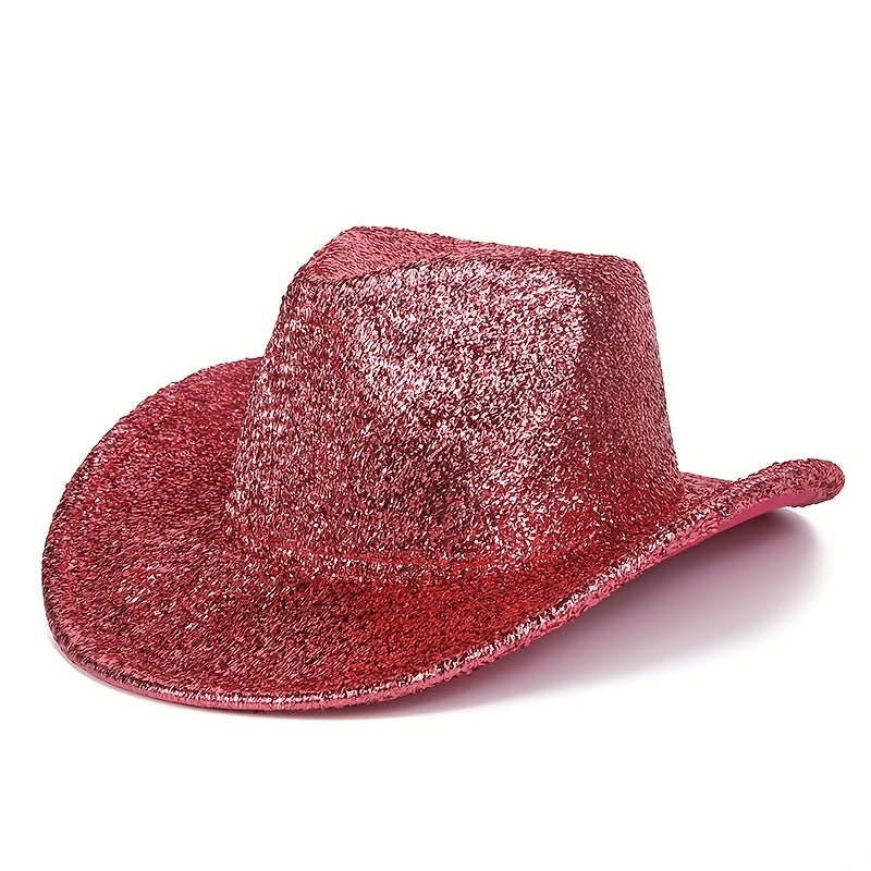 Glitter Cowboy Hat for Halloween and Parties