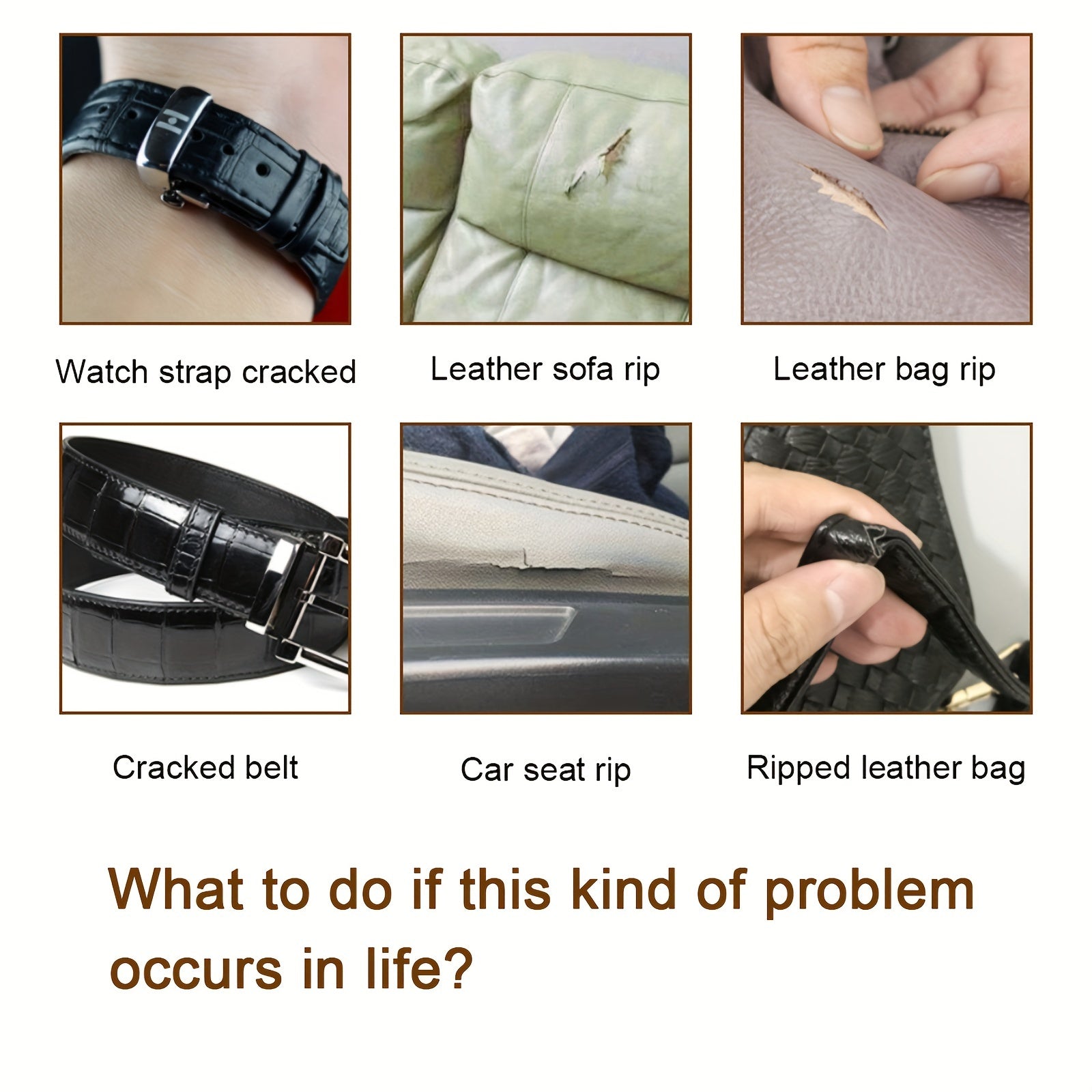 Leather Repair Glue for Car Sofa Bag Cracks