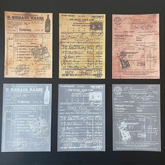 30pcs Retro Vintage Paper Fragments Scrapbooking DIY Material