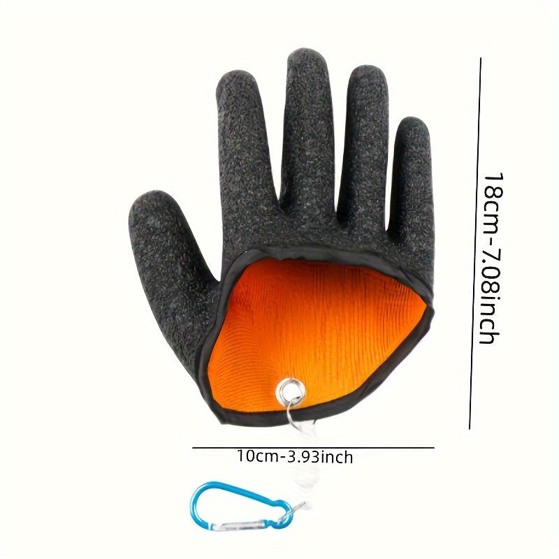 Waterproof Fish Cleaning Gloves With Magnetic Buckle Handle