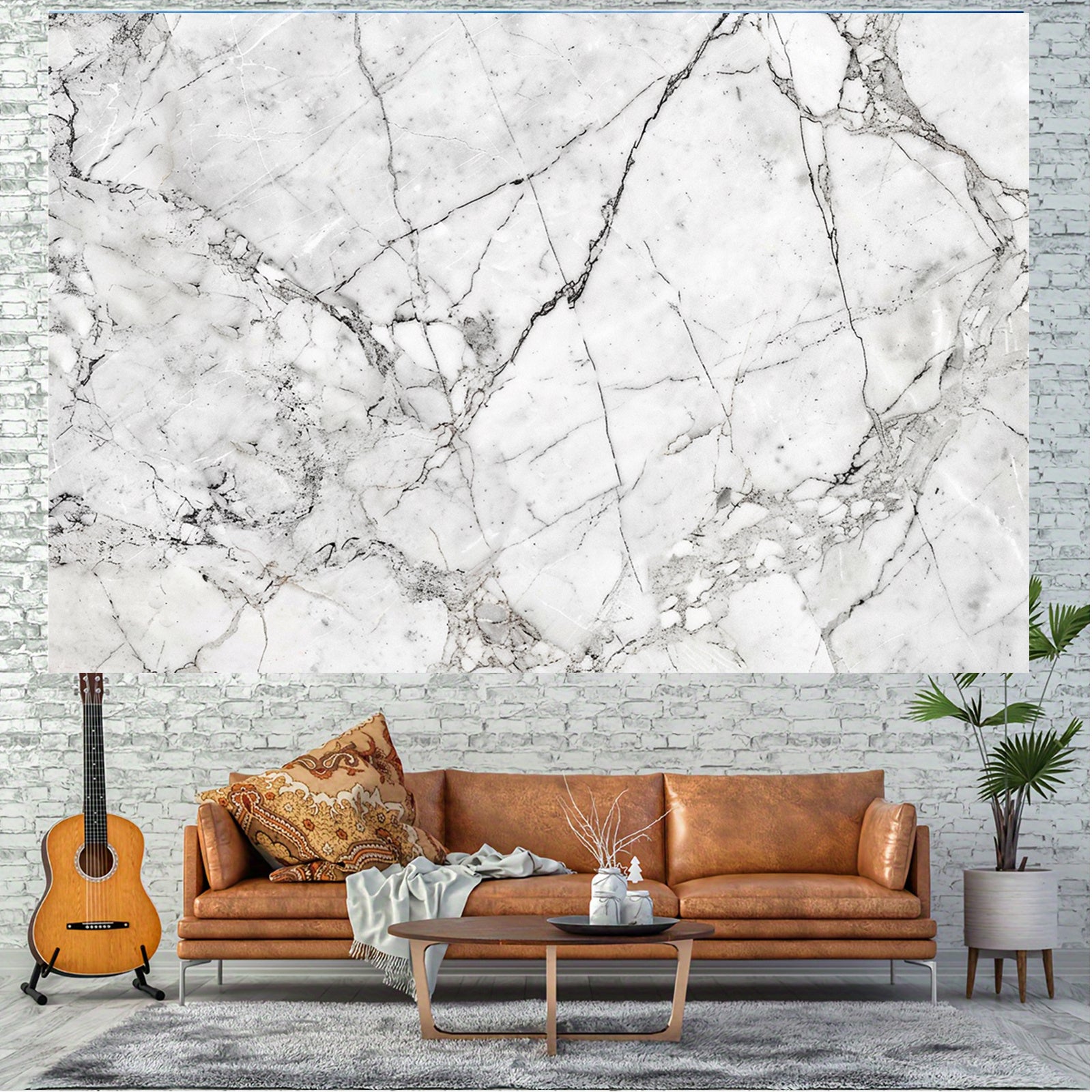 Marble Polyester Photography Floor Mat for Background - Ideal for Housewarming