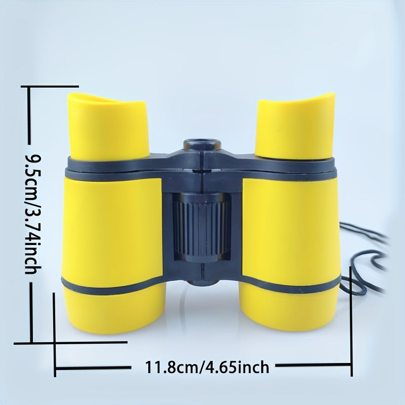 Kids Toy Binoculars Rubber Handle Anti-Skid Outdoor Exploration