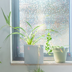 Privacy Window Film No Glue Door Glass Cover Decals Static Clings Sticker