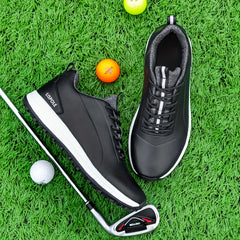 Men's Solid Non slip Golf Shoes for Better Performance