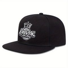 Hip Hop Flat Brim Snapback Hat Men Women Adjustable Trucker Cap