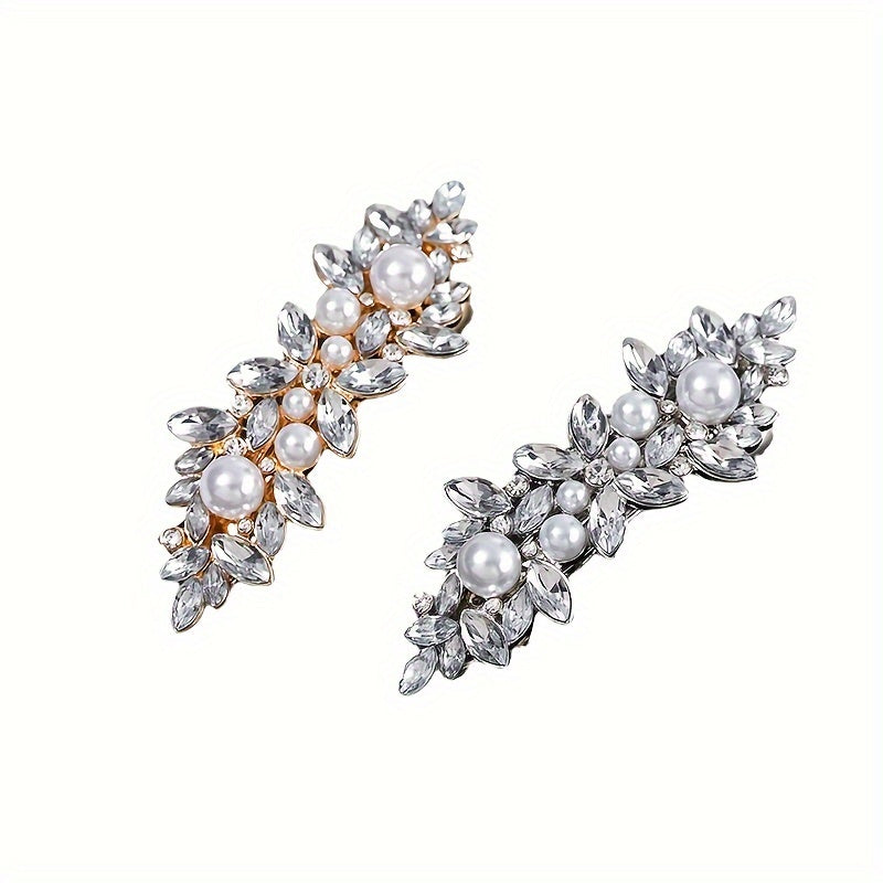 Small Rhinestone Hair Clip Headwear