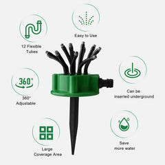 360 Automatic Sprinkler System for Your Garden