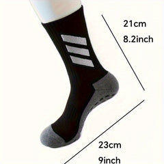 3 Pairs Anti Slip Sweat Absorbing Socks for Running Training