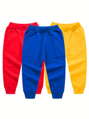 Boys Casual Active Sweatpants Elastic Waist Sports Pant