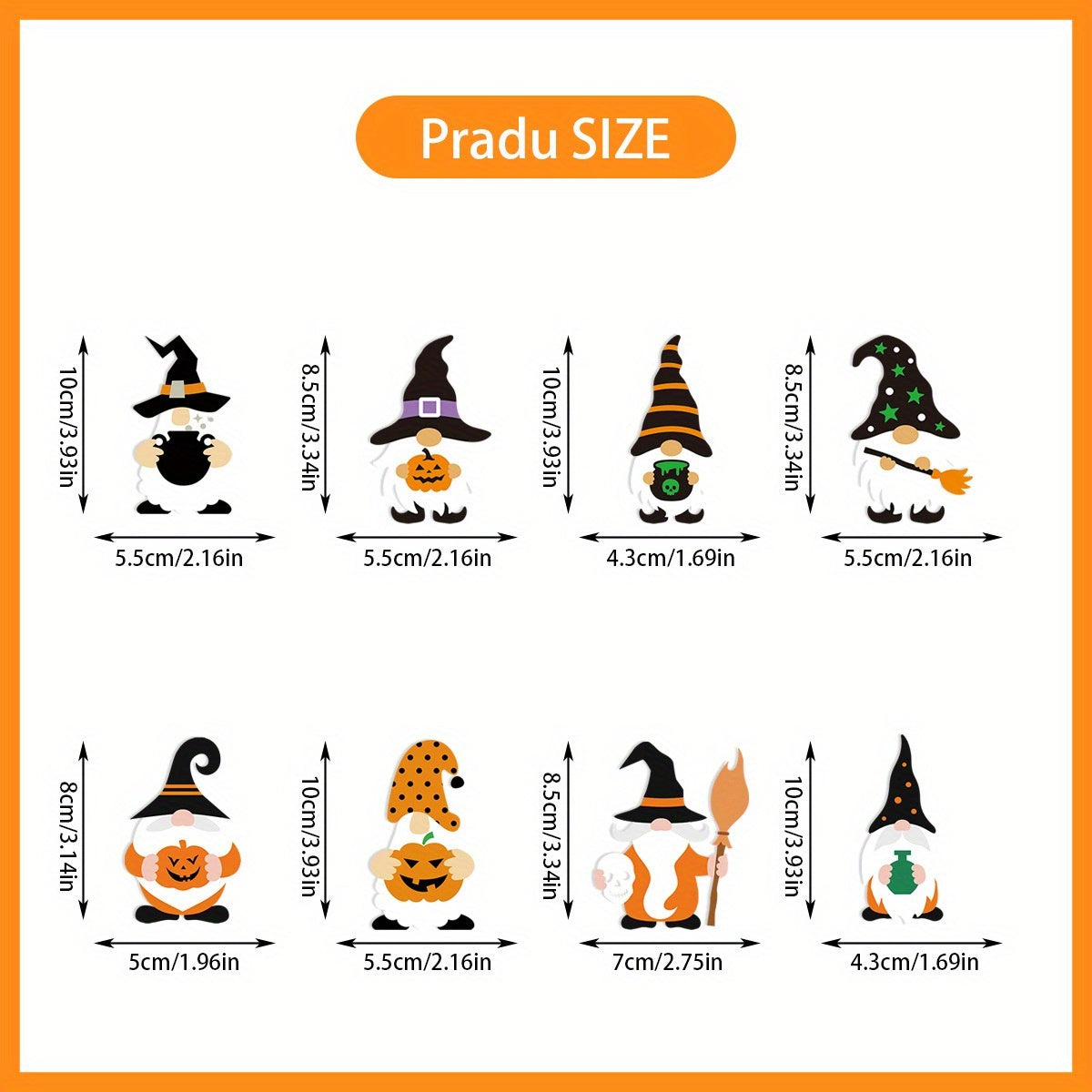 8pcs Halloween Hanging Decorations Pumpkin Bats Spider Themed Party Decor Toys